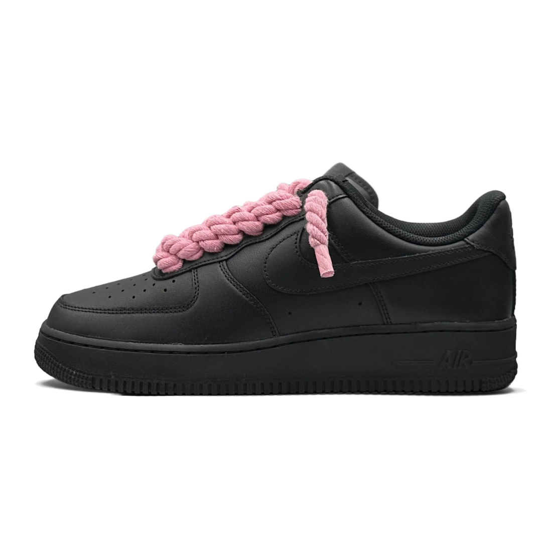 Air force 1 black pink best sale