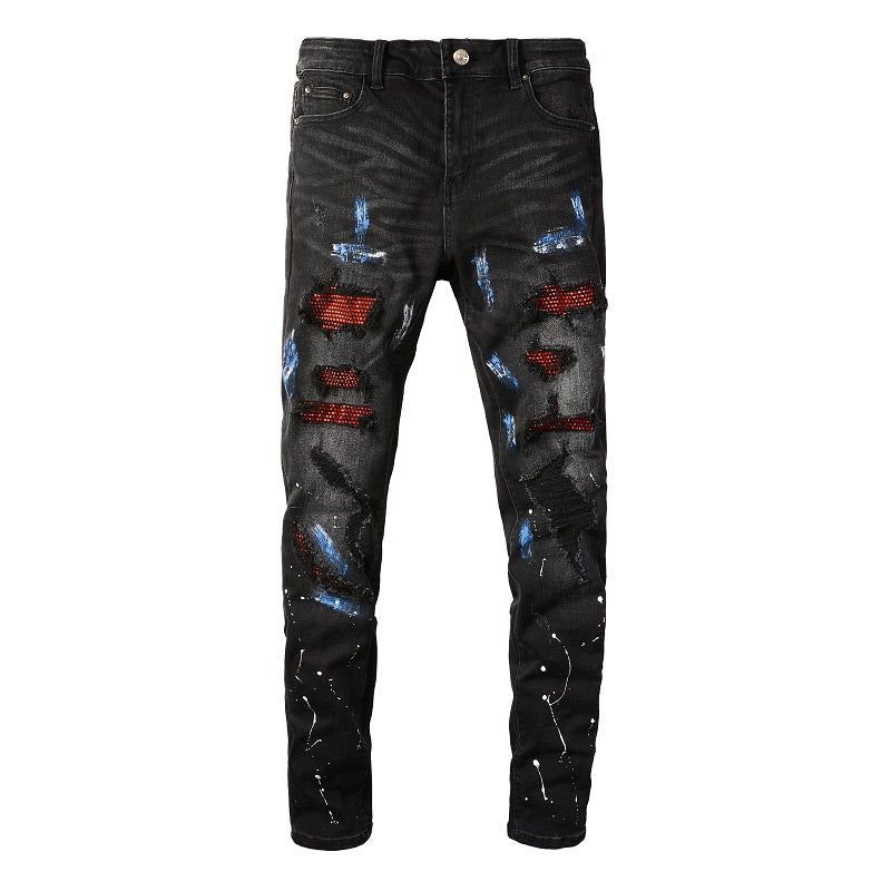 Amiri fashion diamond jeans