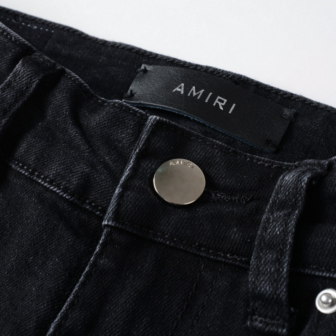 Amiri Blue Star Patch Jeans