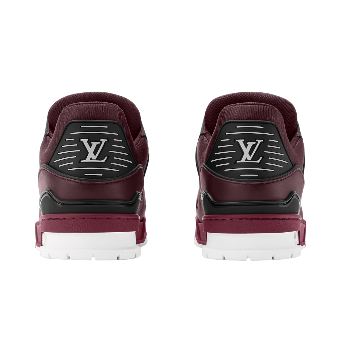 Monogram Burgundy Trainer