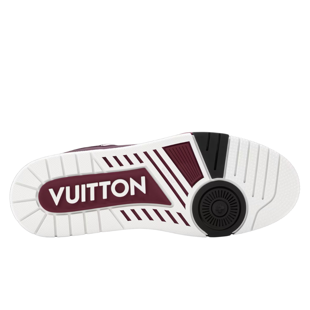 Monogram Burgundy Trainer