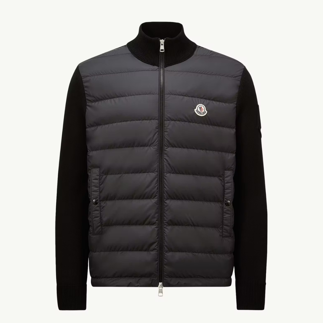 Mon Padded Zip-up Cardigan