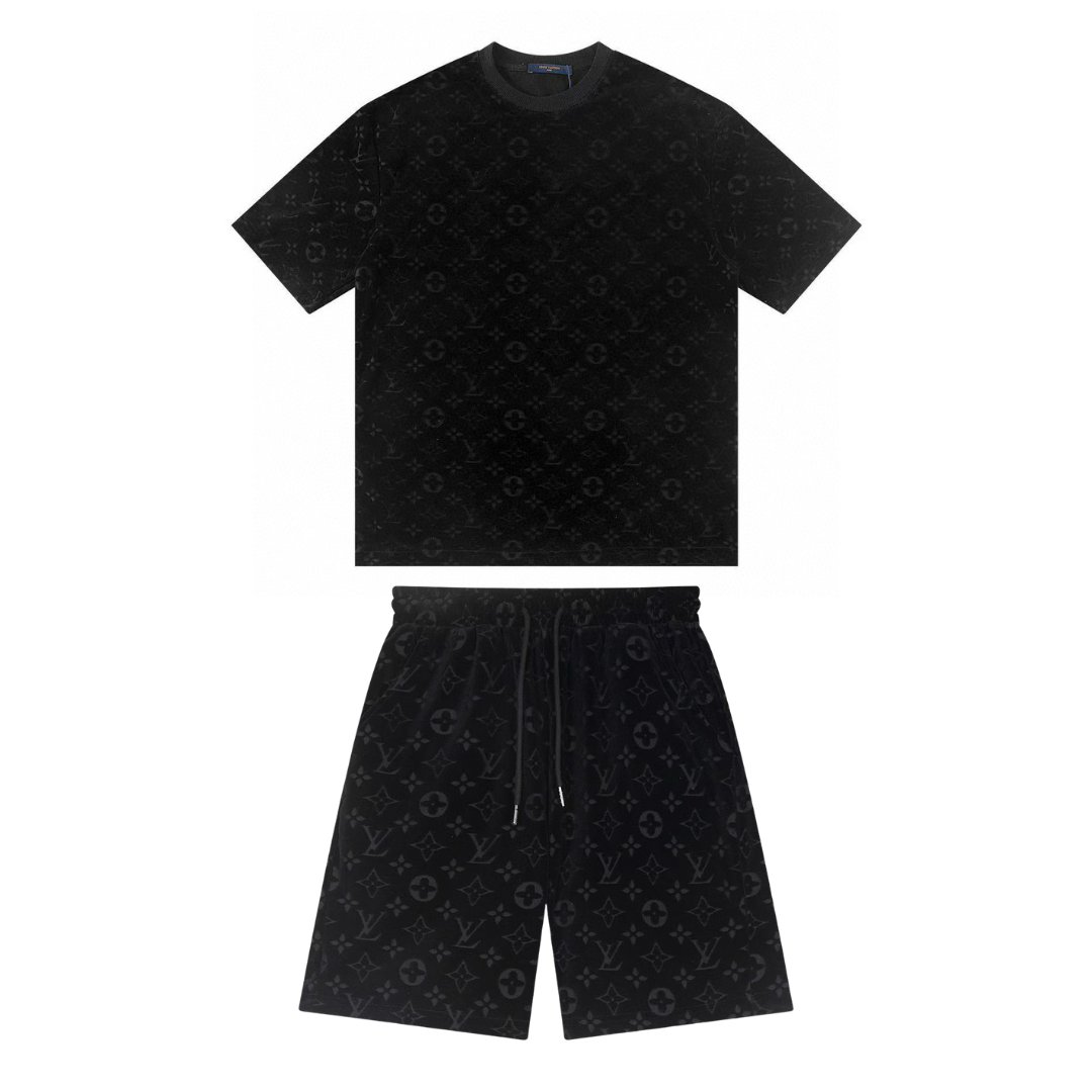 Monogram Short Set