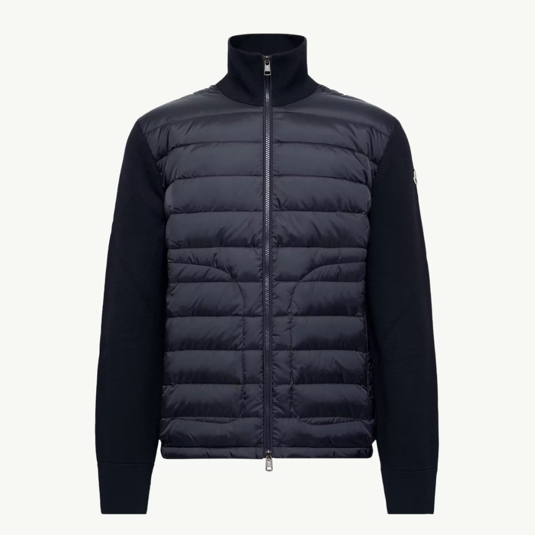 Mon Padded Zip-up Cardigan
