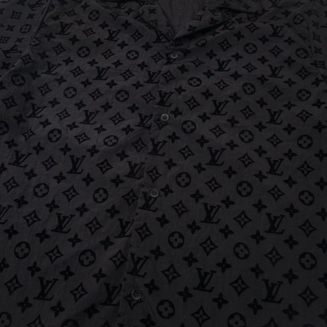 Monogram Short Set Full Black