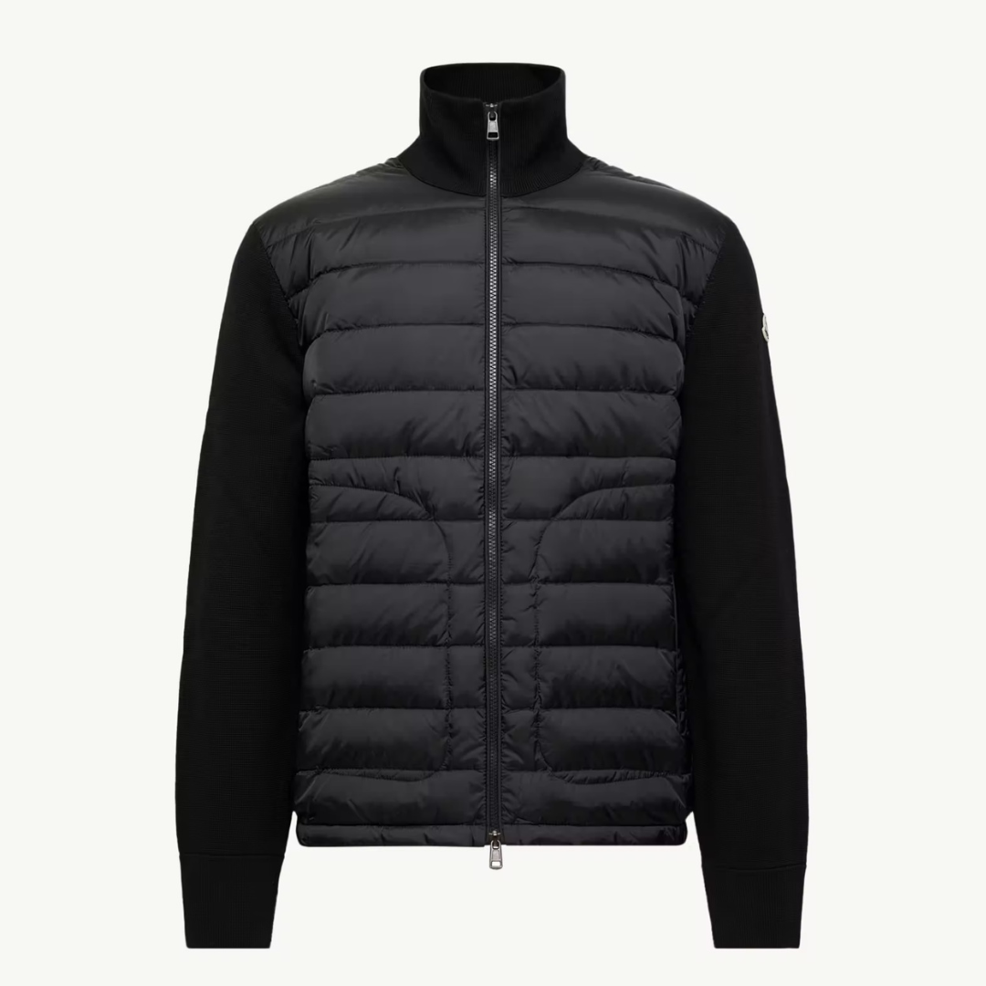 Mon Padded Zip-up Cardigan