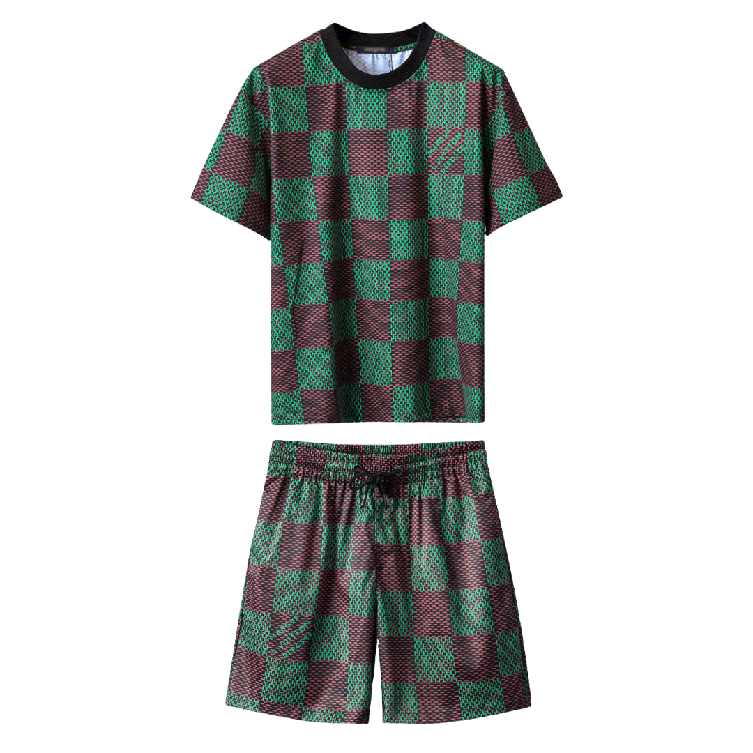 Monogram Short Set
