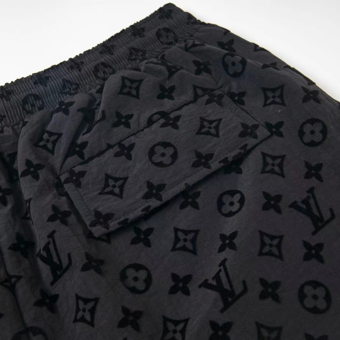 Monogram Short Set Full Black