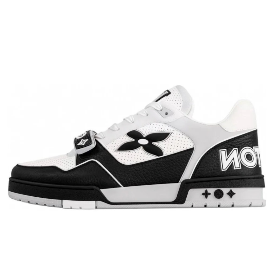 Monogram White Black Trainer