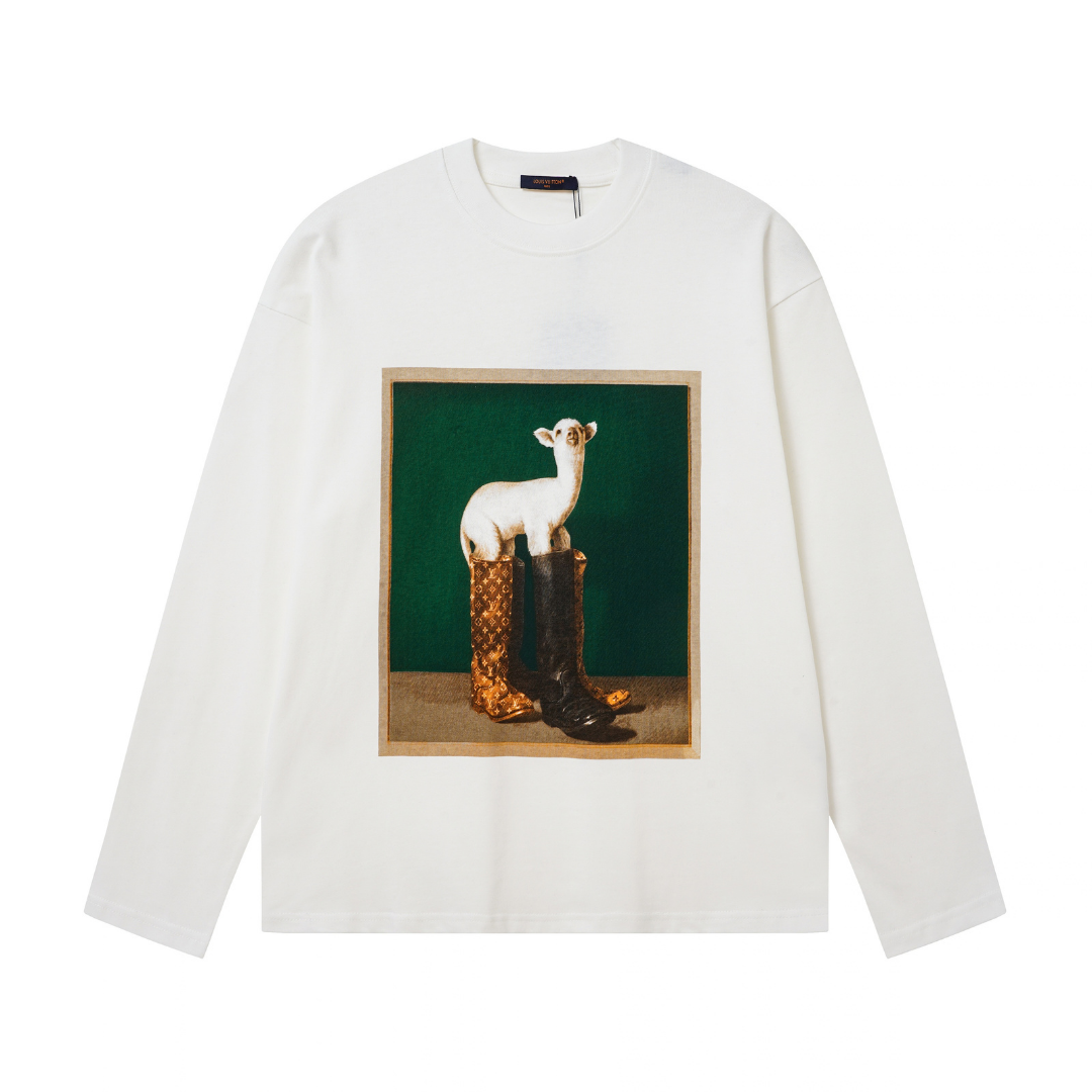 Lv Graphic Logo Sweatshirt