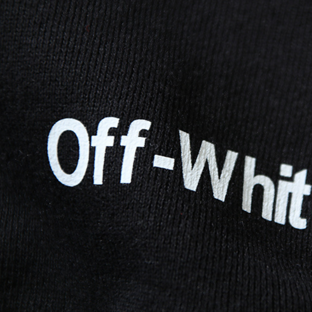 Off-W Monogram Zip Hoodie