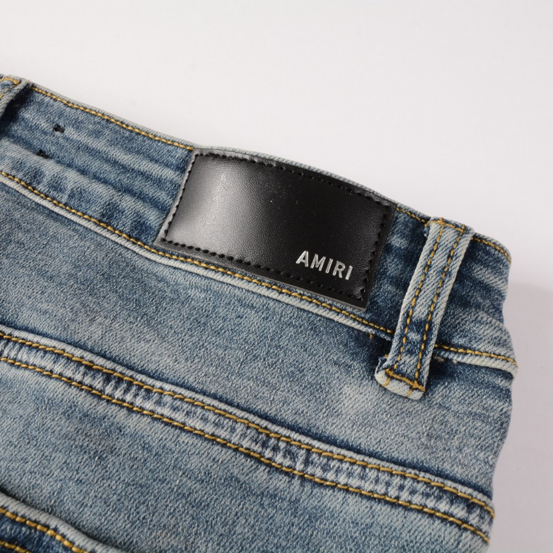 Amiri Black Logo Jeans
