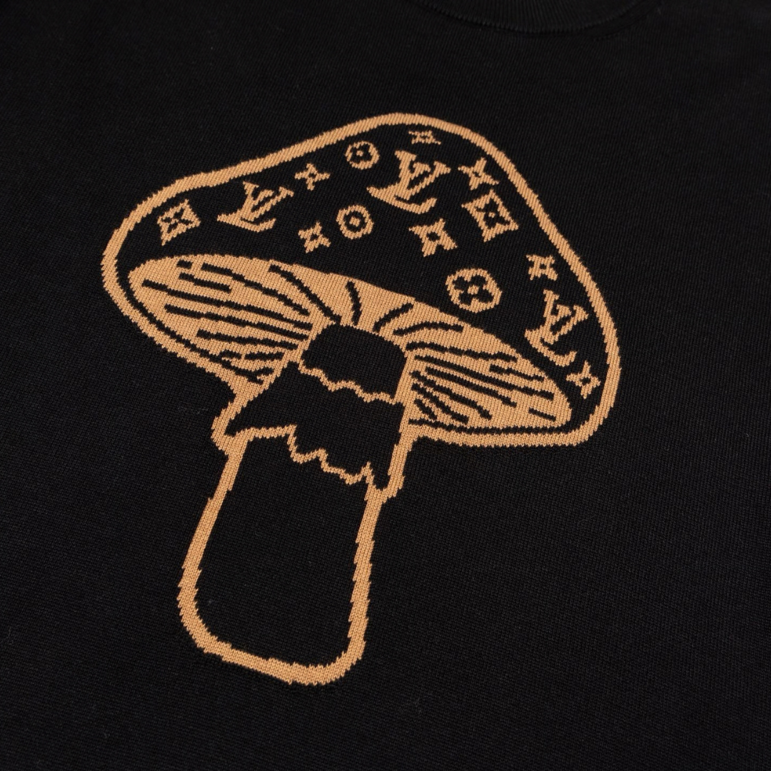 Lv Mushroom Logo T-shirt
