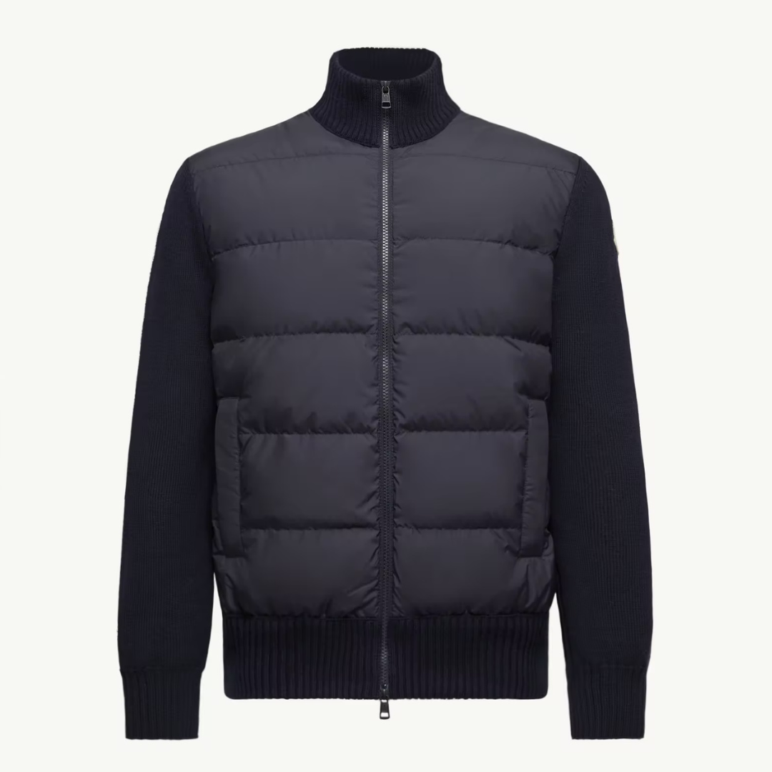 Mon Padded Zip-up Cardigan