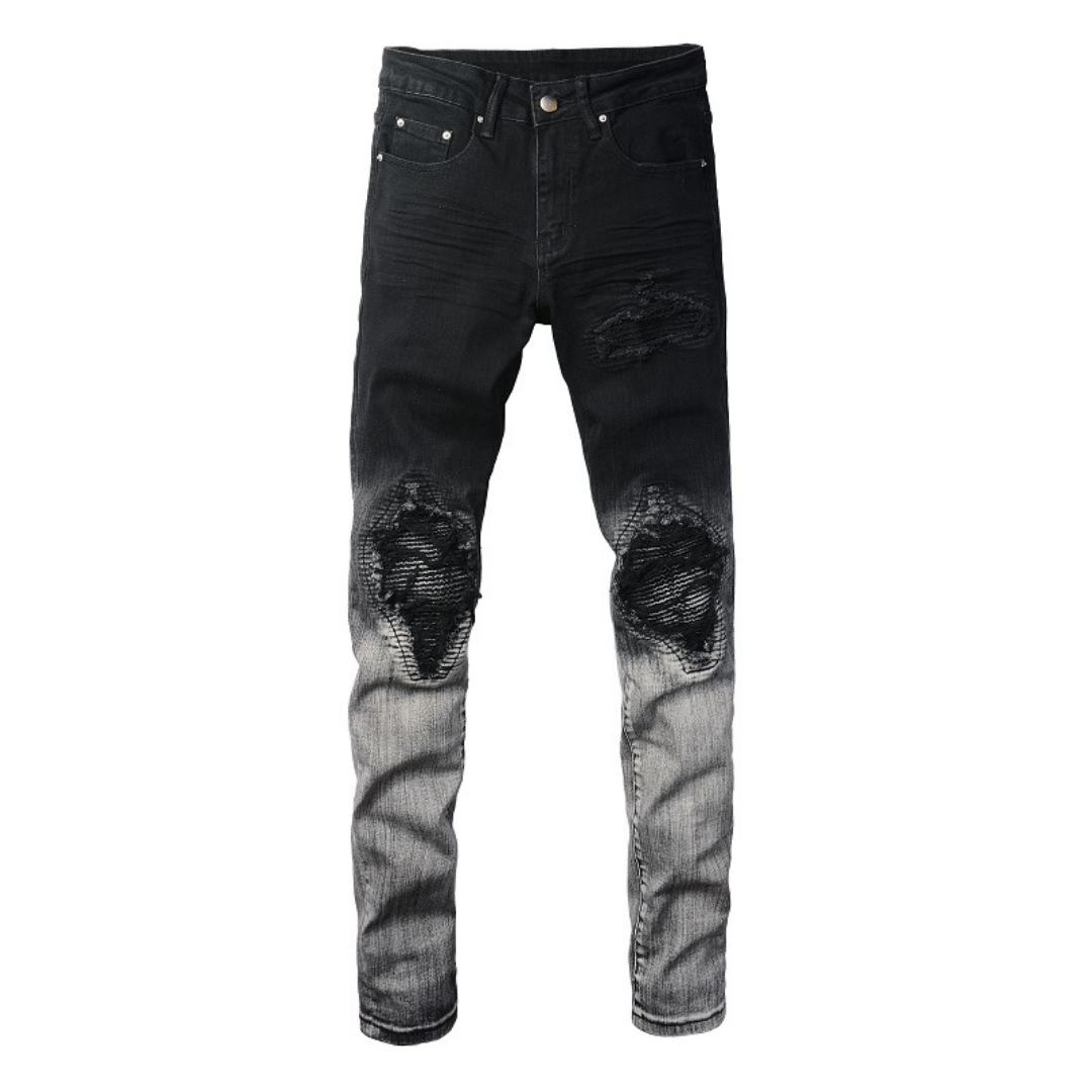 Amr Gradient Black Jeans