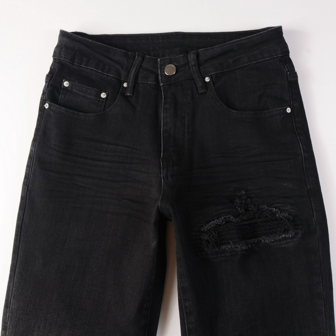 Amr Gradient Black Jeans