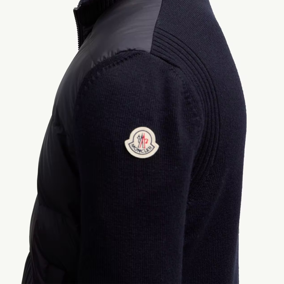 Mon Padded Zip-up Cardigan