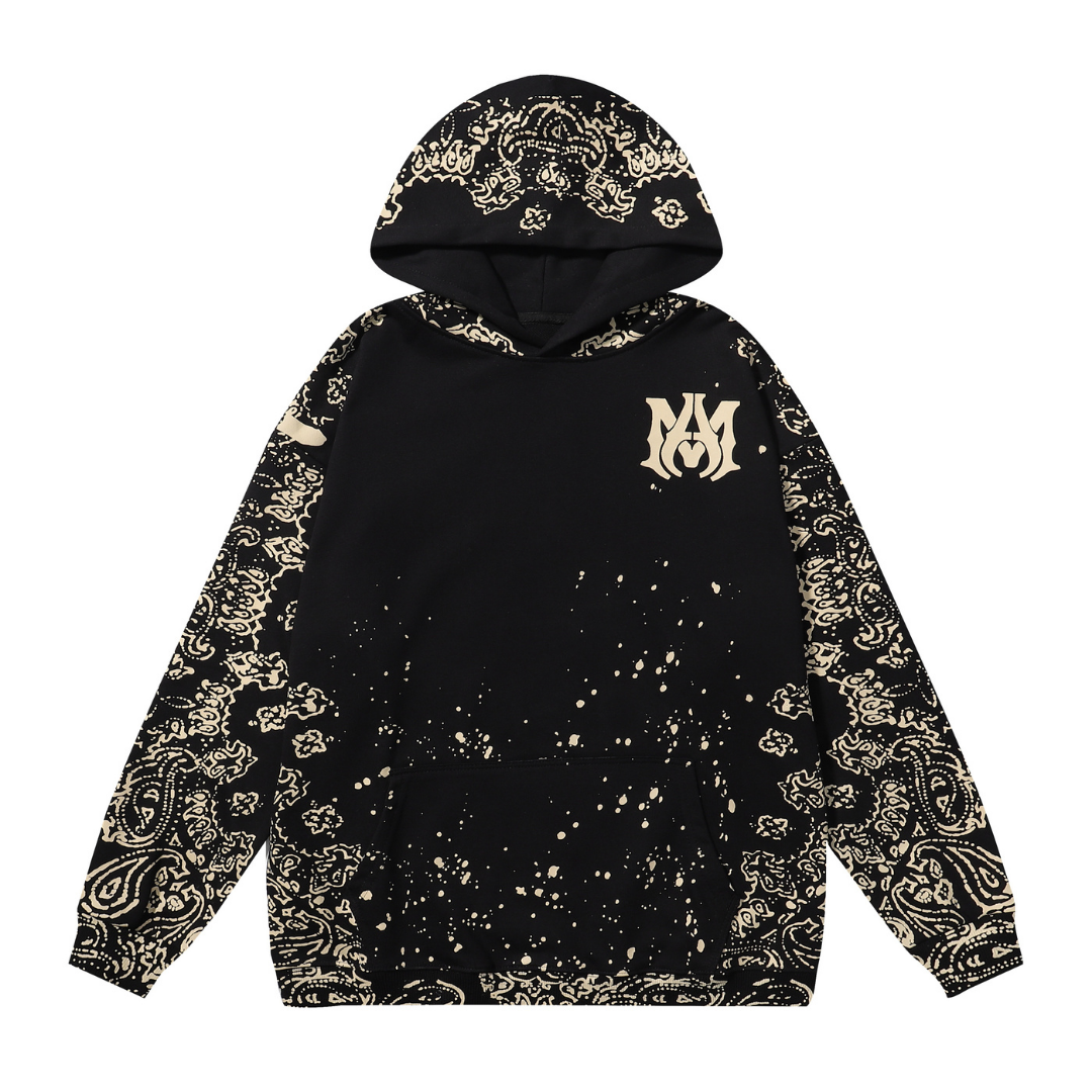 Amiri Gold Bandana Hoodie