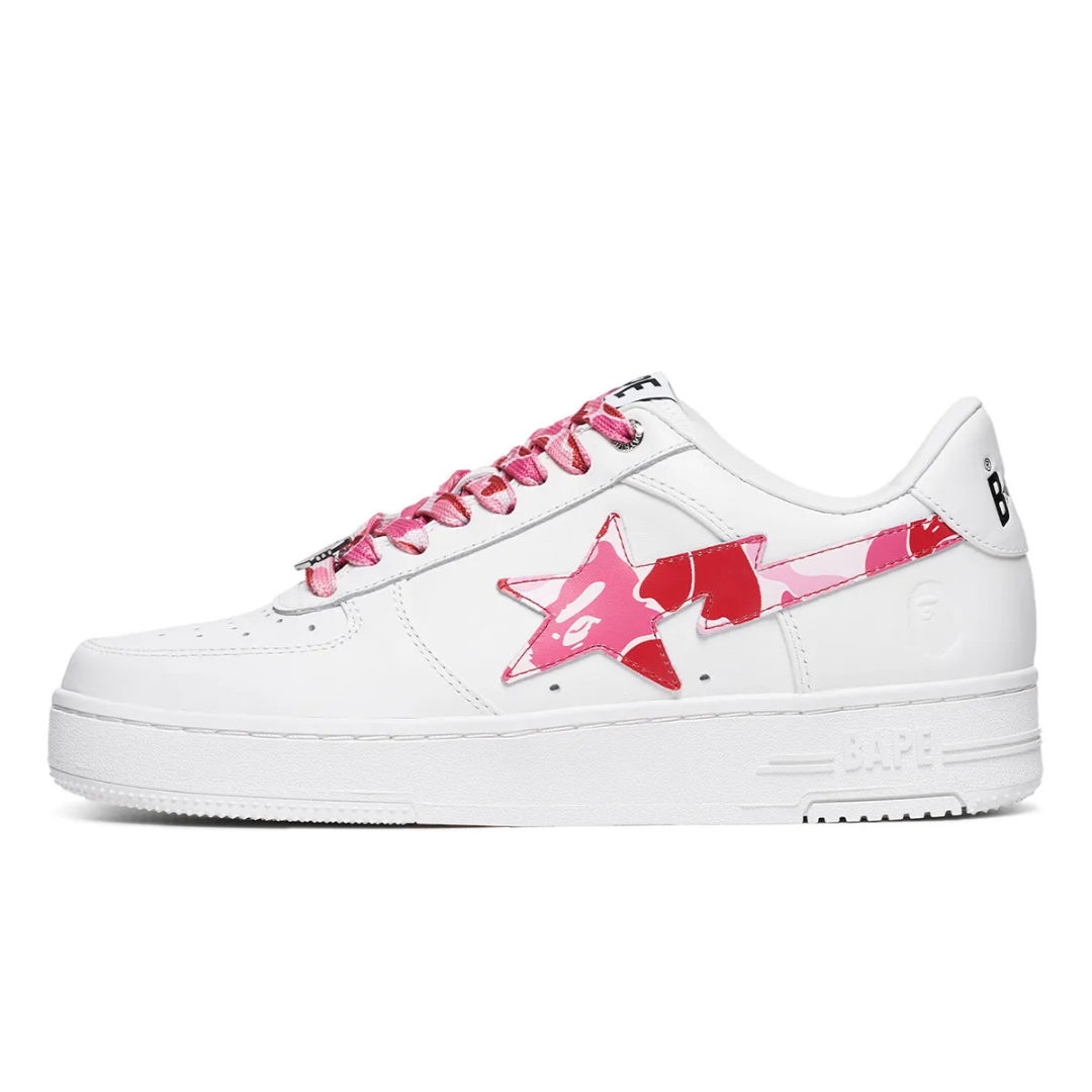 Bape Bapesta Camo Pink