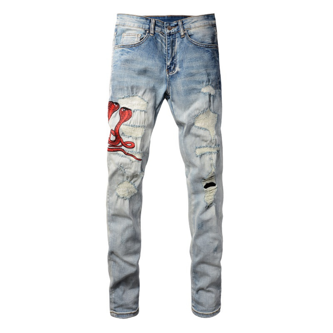 Amiri Fire Snake Jeans