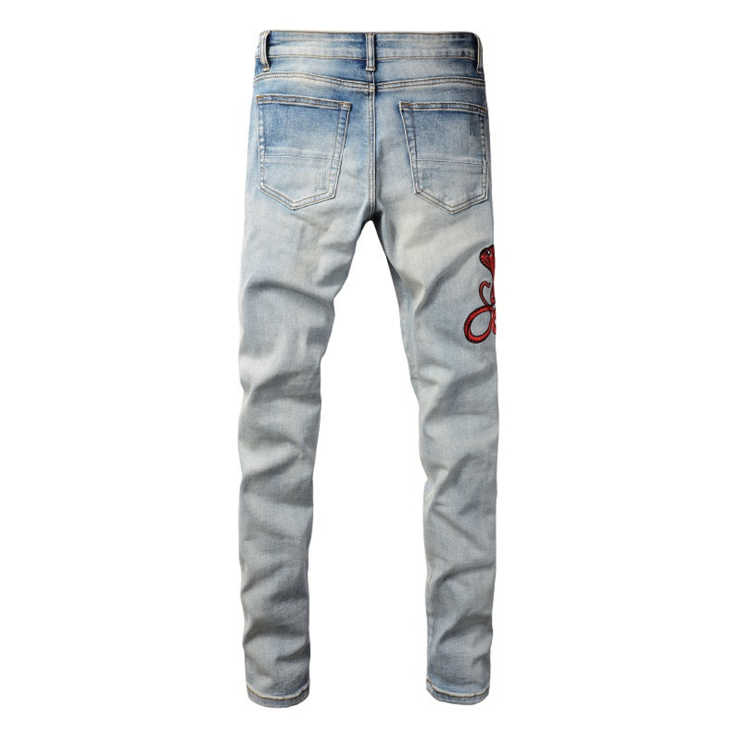 Amiri Fire Snake Jeans