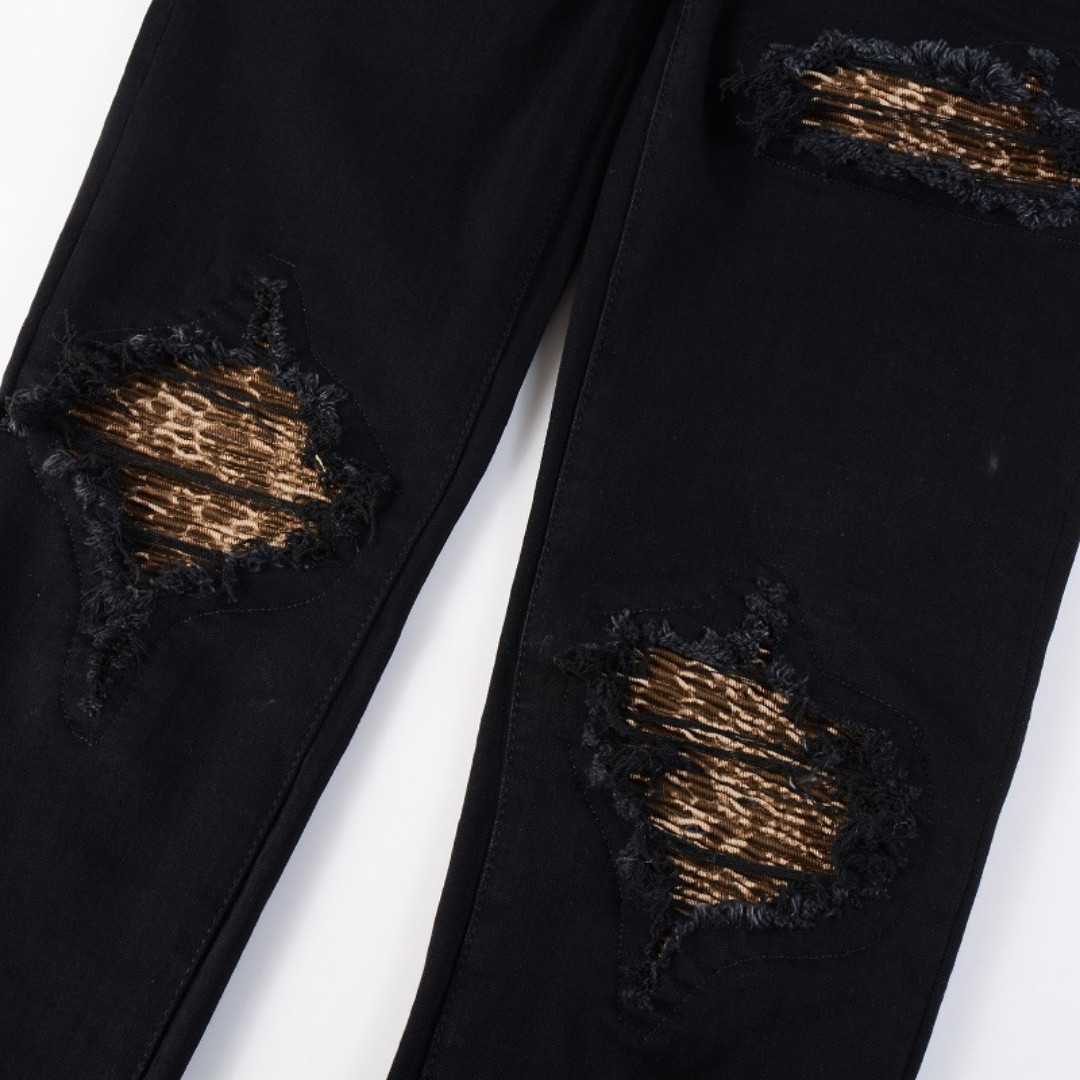 Amiri Black Camo Jeans