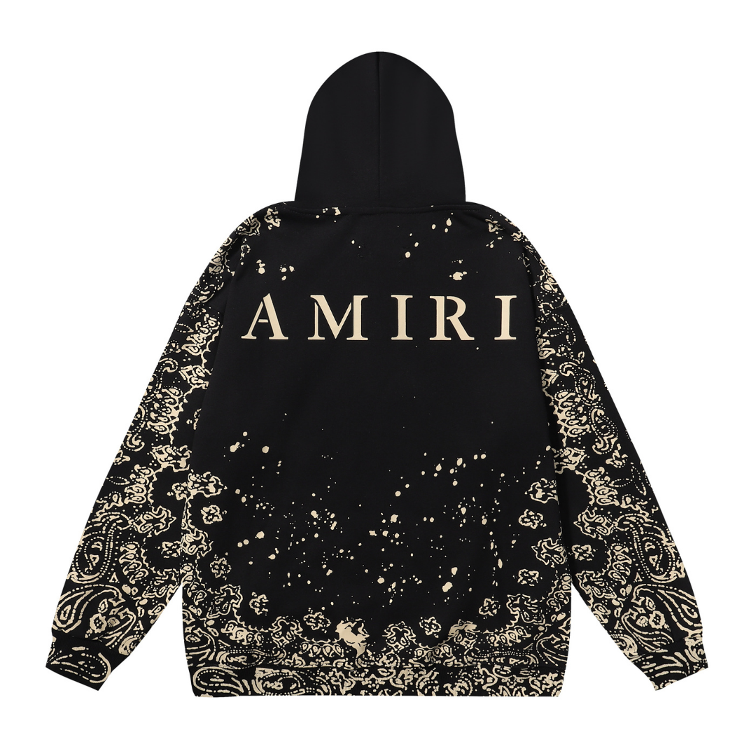 Amiri Gold Bandana Hoodie