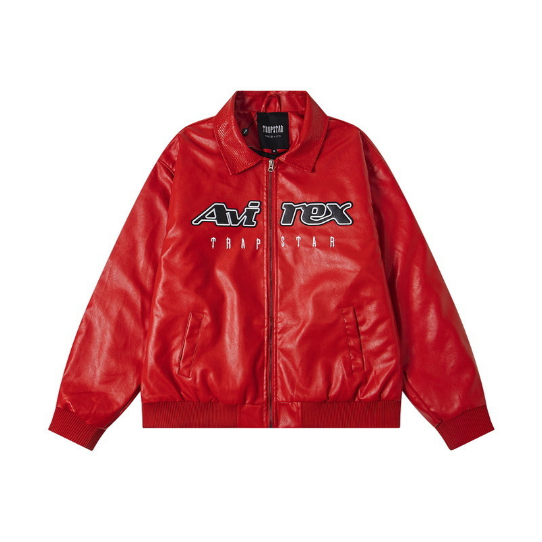 Decoded Bomber Leather Jacket