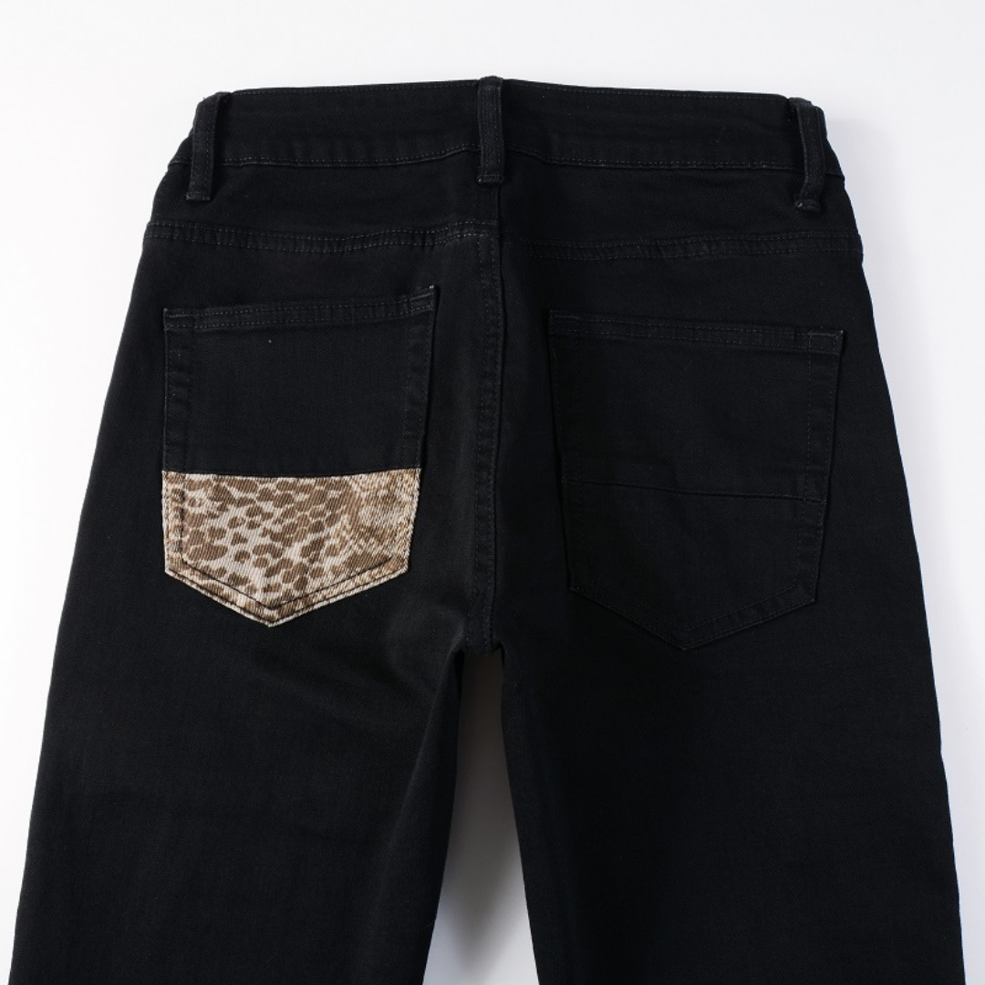 Amiri Black Camo Jeans