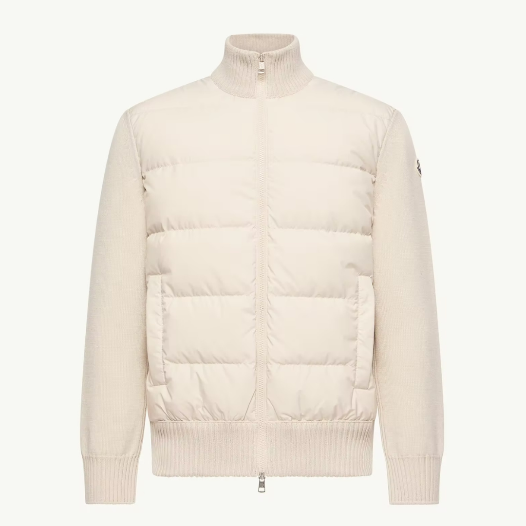 Mon Padded Zip-up Cardigan