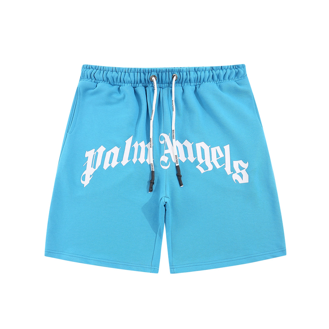 Palm Angels Sky Blue Shorts