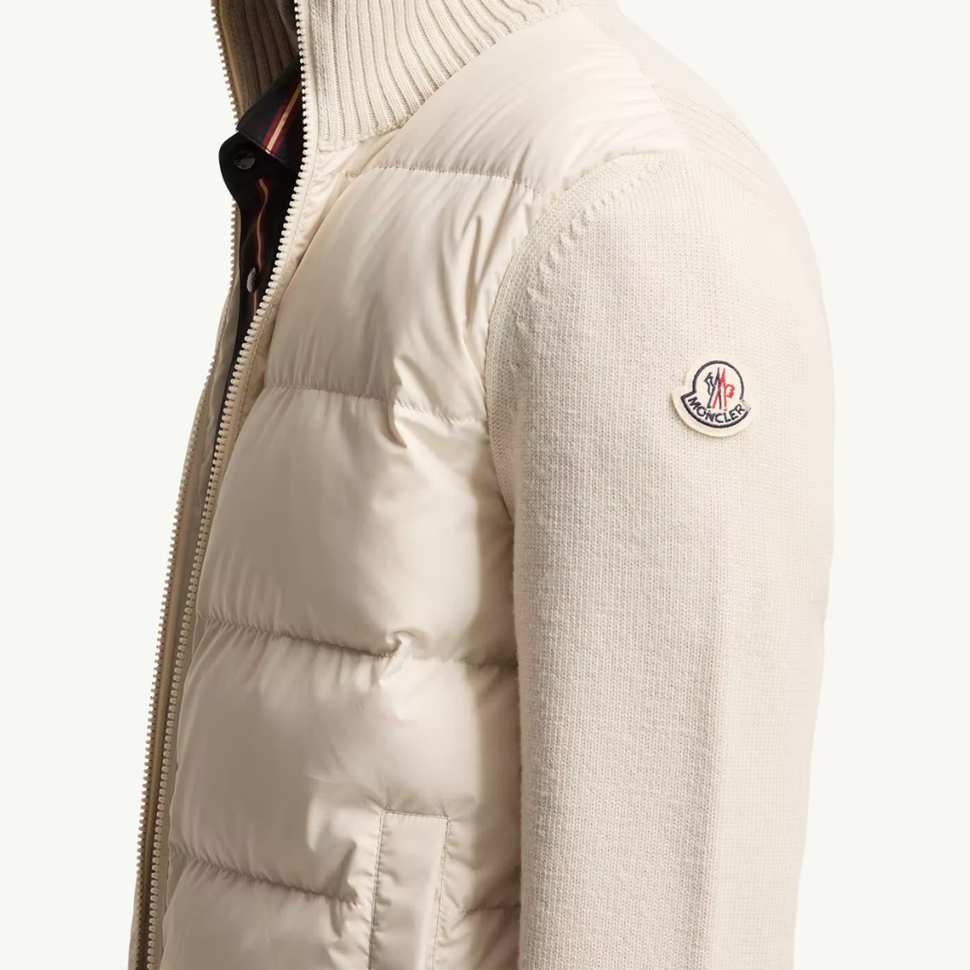 Mon Padded Zip-up Cardigan