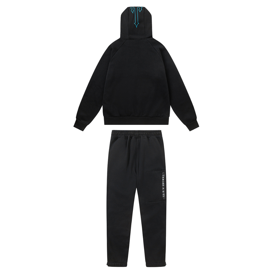 Decoded 2.0 Hooded Black Blue Tracksuit