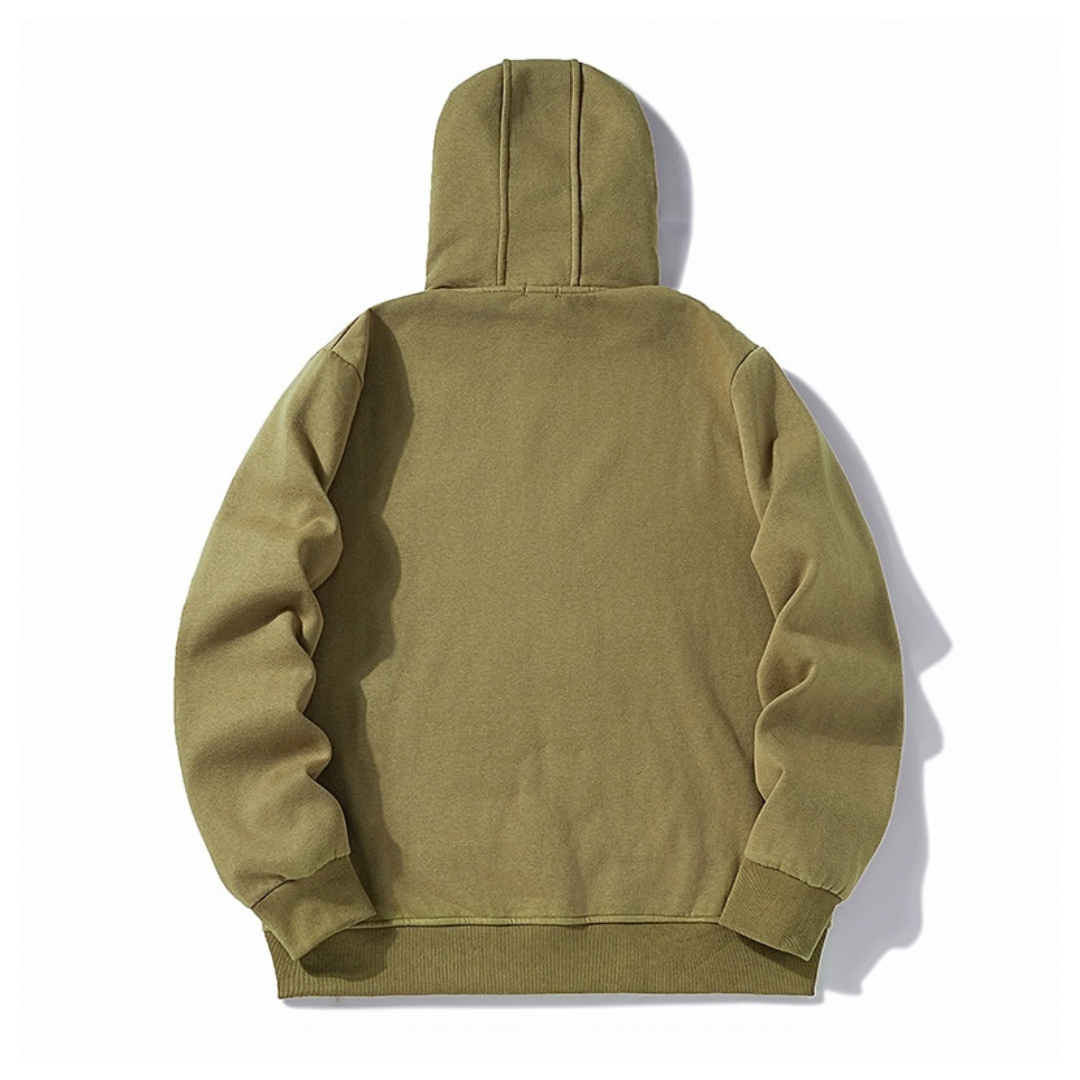 C.P Zip Logo Hoodie