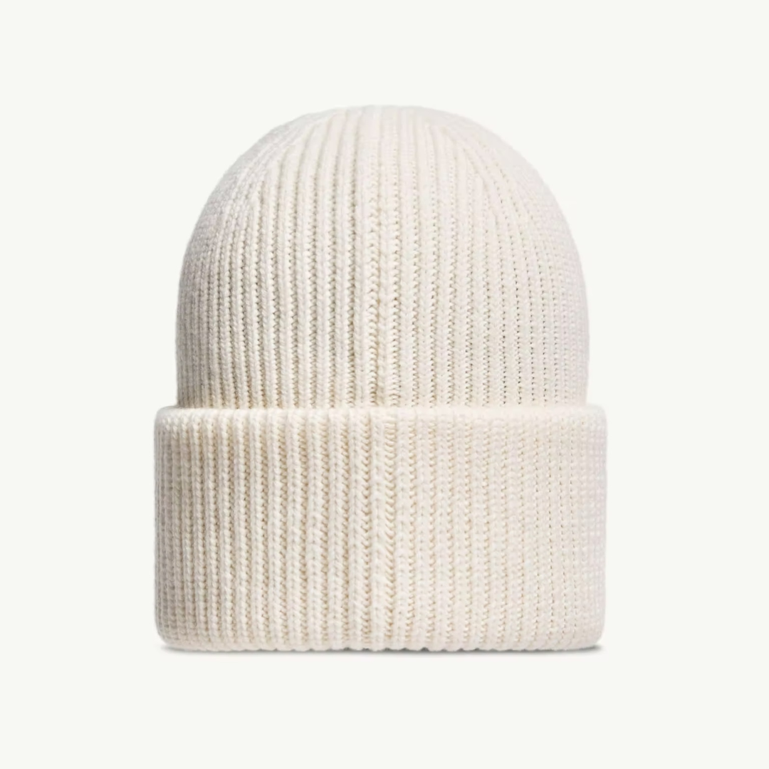 Monogram Beige Beanie
