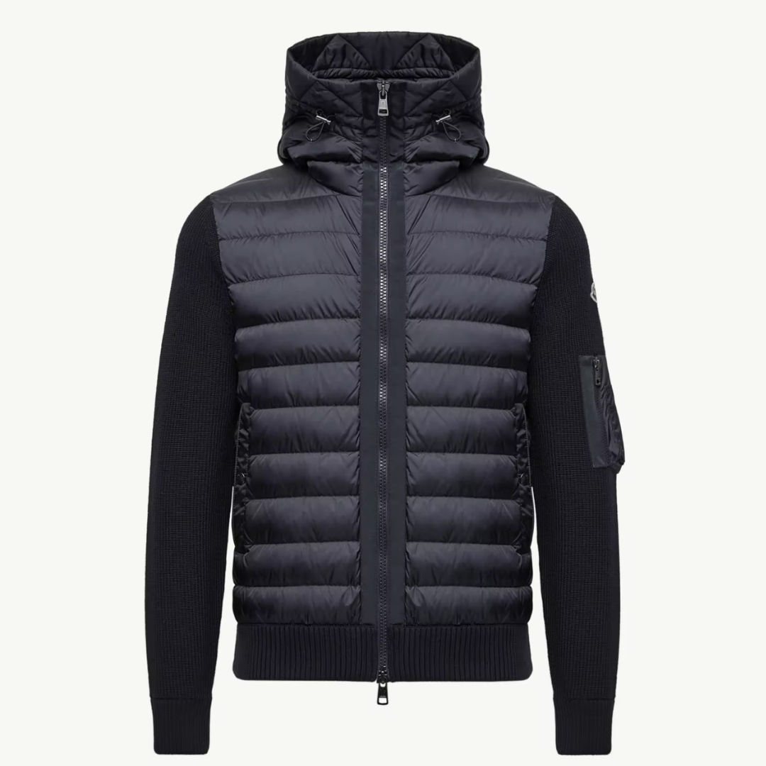 Mon Hooded Zip-up Cardigan