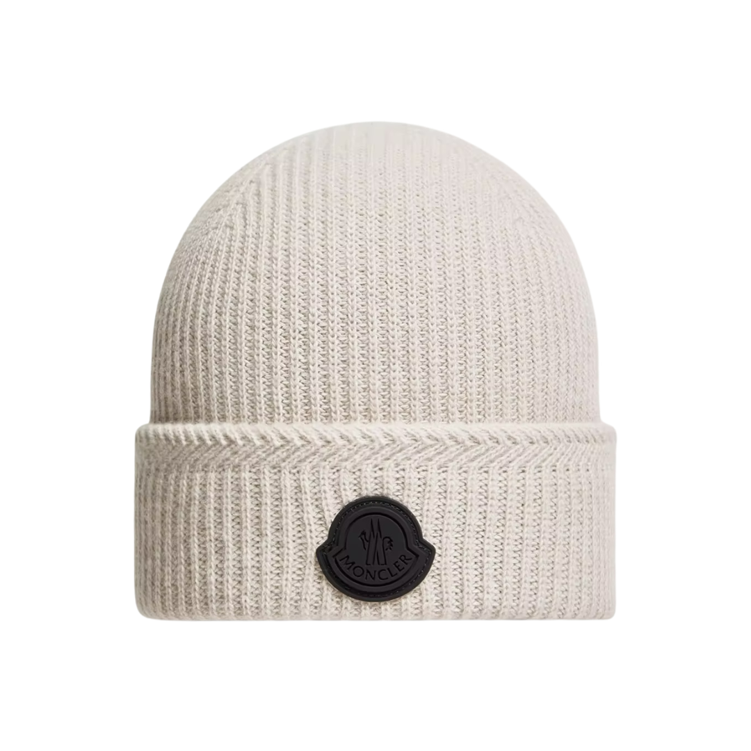 Monogram Beige Beanie