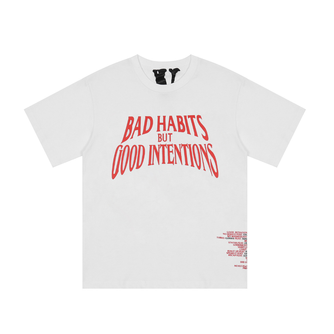 Vlone Bad Habits Good Intentions T-shirt