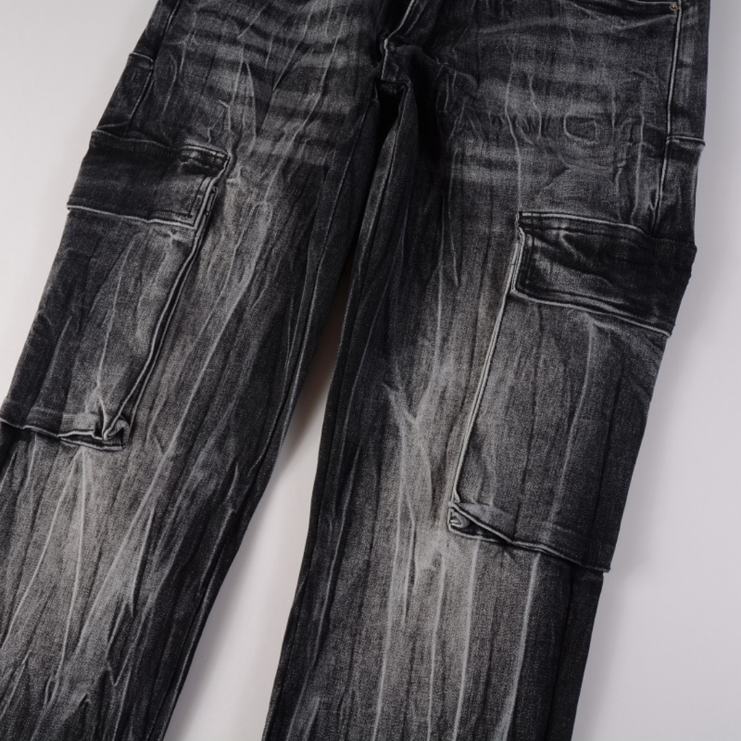 Amr Black Flared Jeans