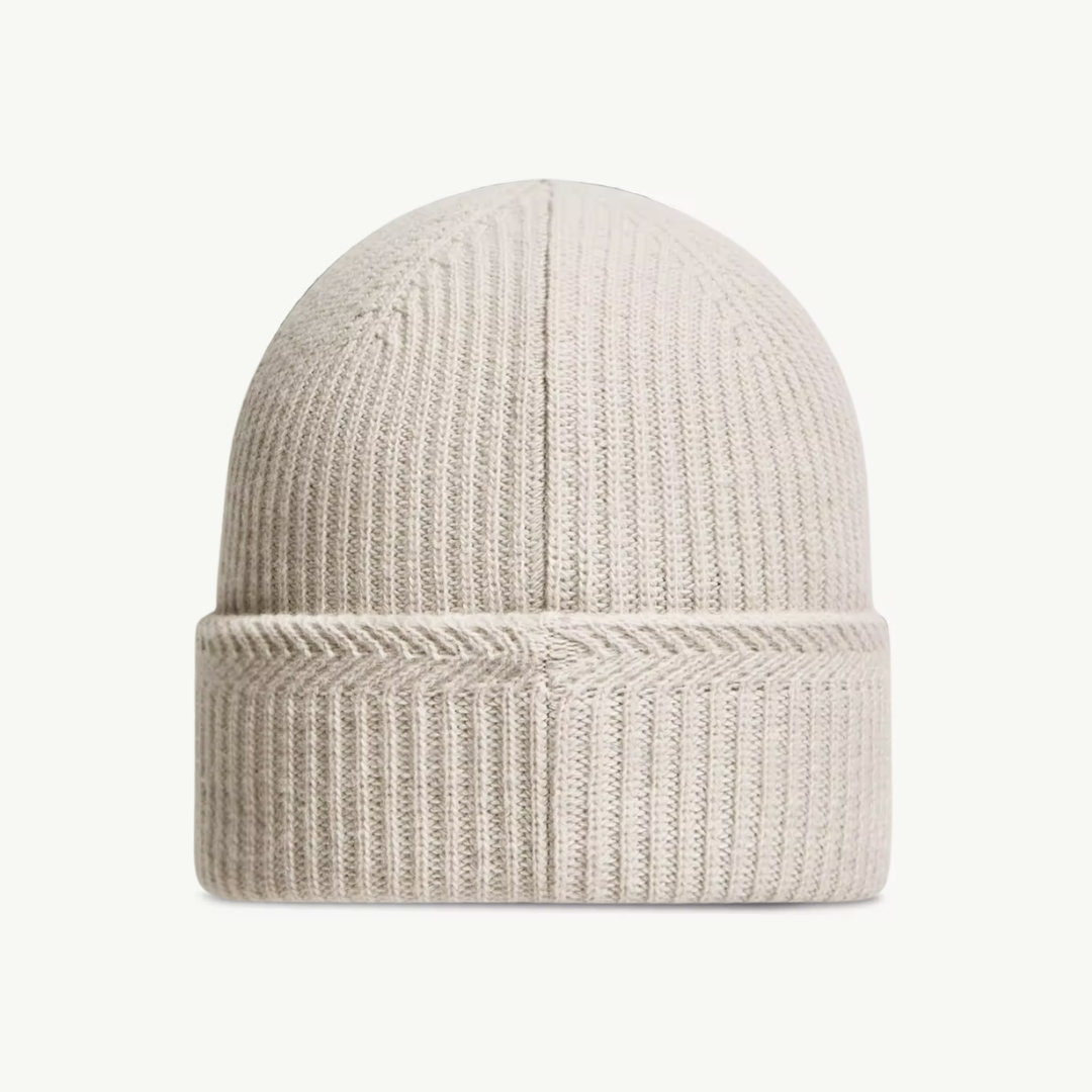 Monogram Beige Beanie