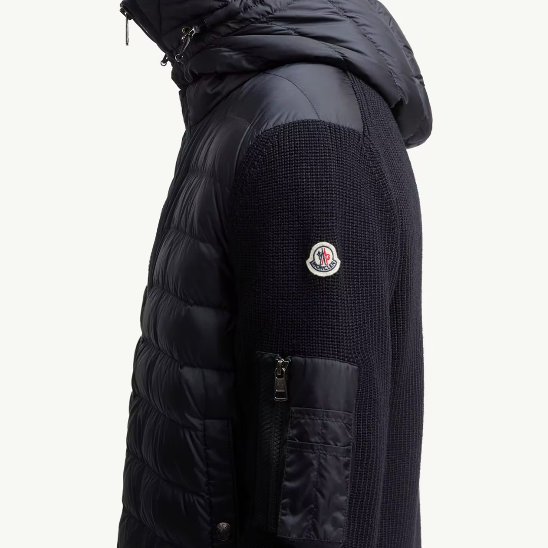 Mon Hooded Zip-up Cardigan