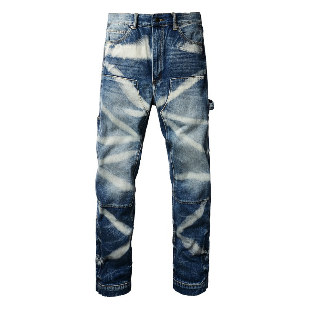 Amr Blue Distressed Jeans