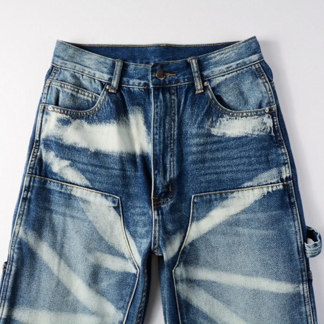 Amr Blue Distressed Jeans