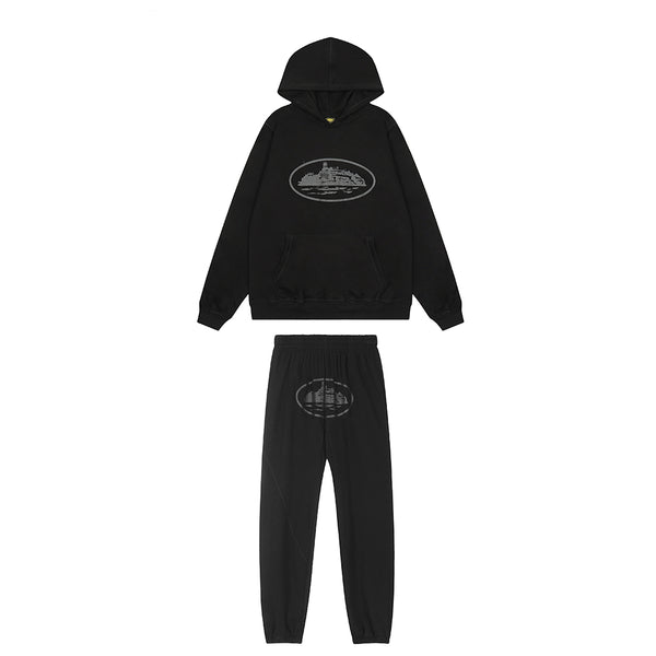 スケートボード Corteiz Alcatraz Tracksuit - Black Corteiz Alcatraz Black Tracksuit - DeluxeSide