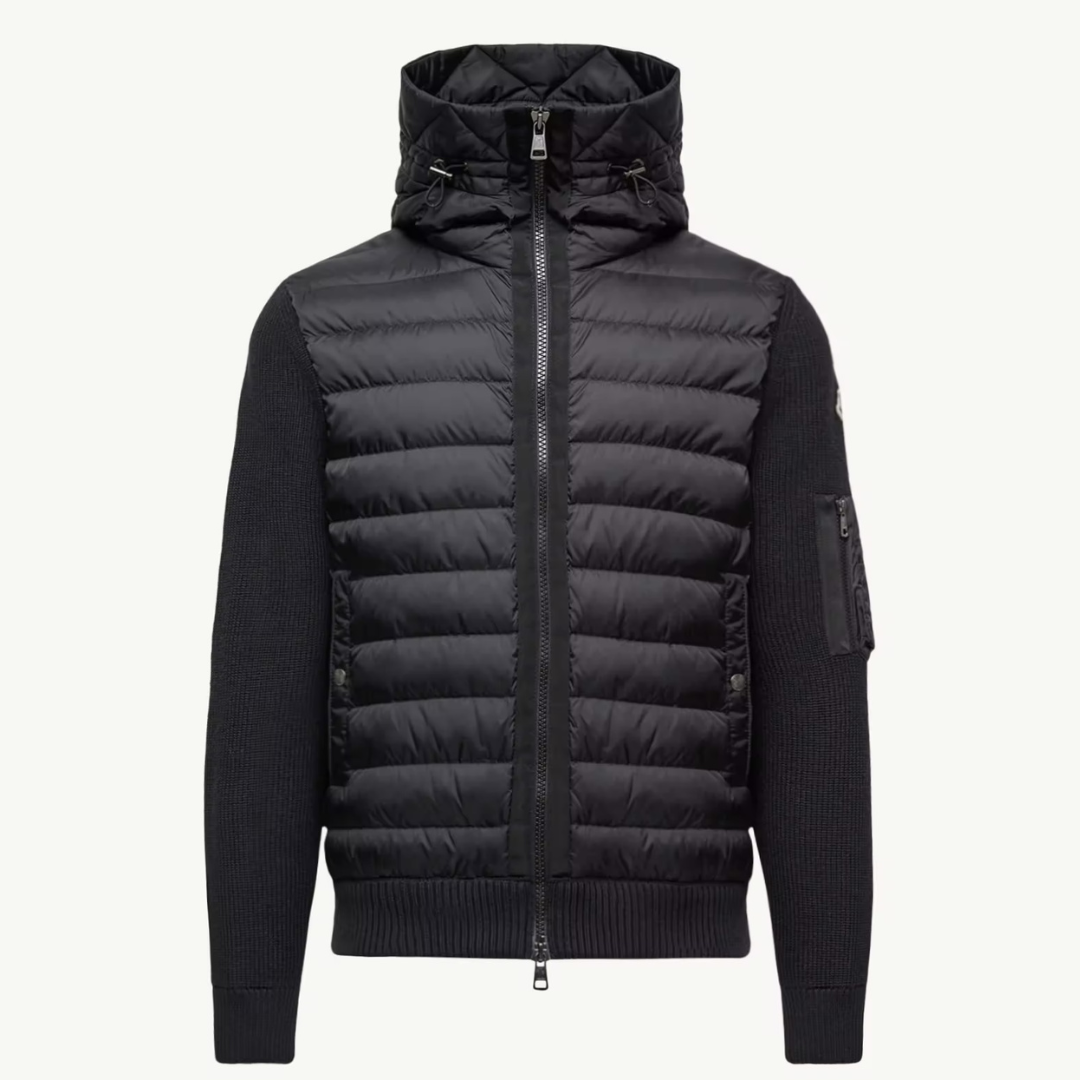 Mon Hooded Zip-up Cardigan