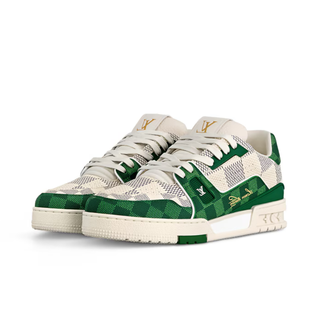 LV Monogram Green Damier Trainer