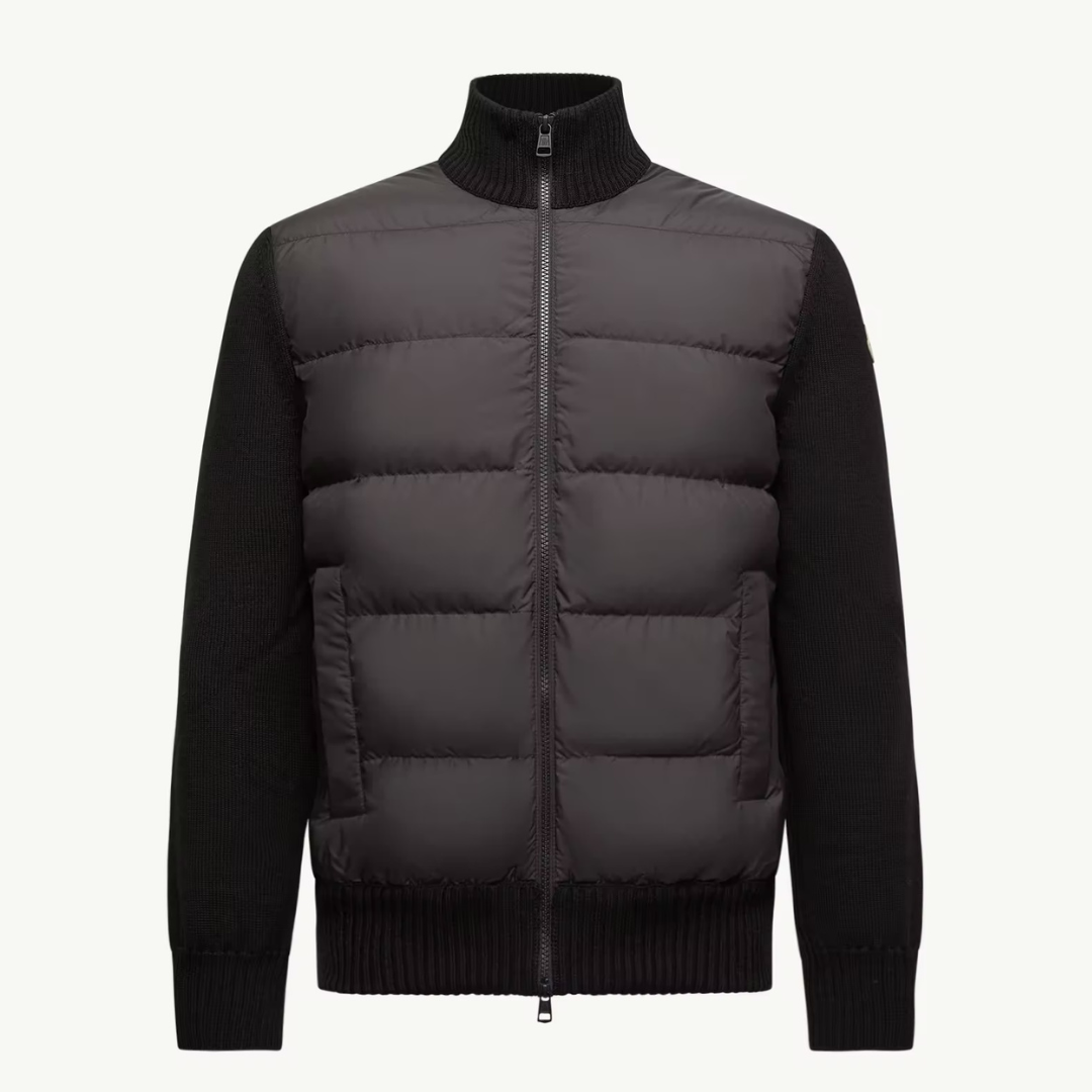 Mon Padded Zip-up Cardigan