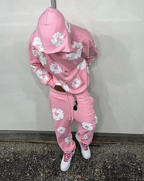 Denim Trs Pink Tracksuit