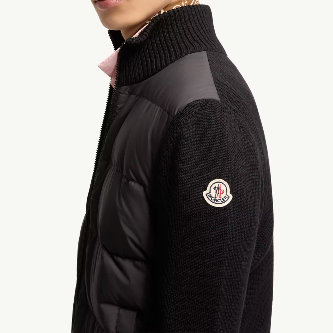 Mon Padded Zip-up Cardigan