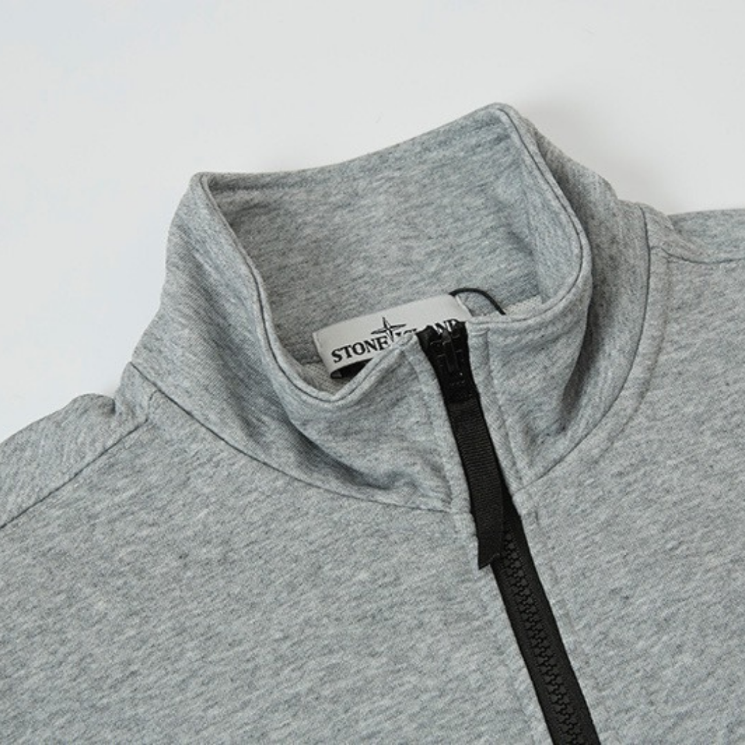 Stone Full Zip Sweatshirt